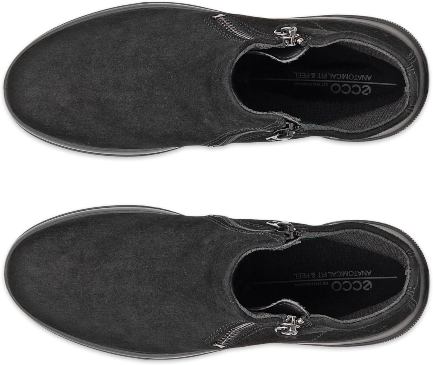 imageECCO Womens Move Zip Bootie Ankle BootBlack Suede