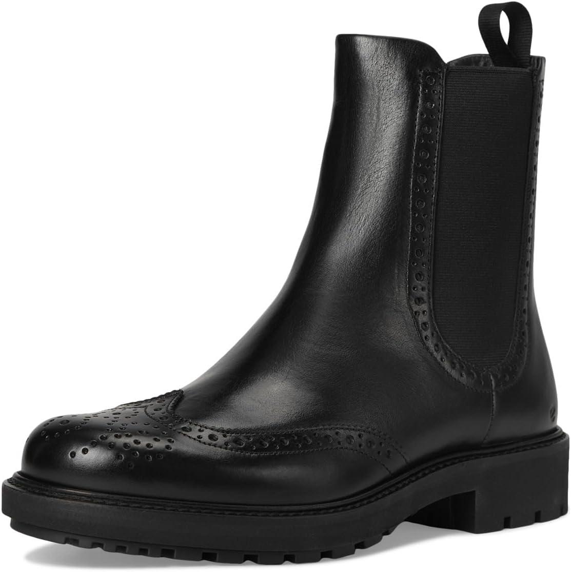 imageECCO Womens Olso Wingtip Double Gore Chelsea BootBlack