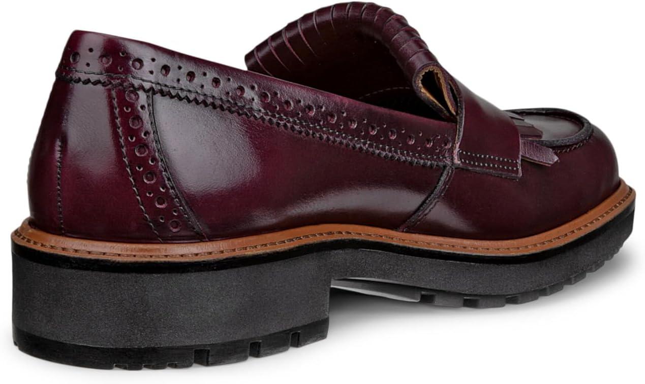 imageECCO Womens Oslo Brogue Penny LoaferDark Ruby