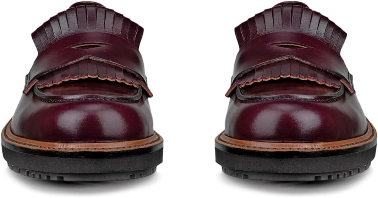 imageECCO Womens Oslo Brogue Penny LoaferDark Ruby