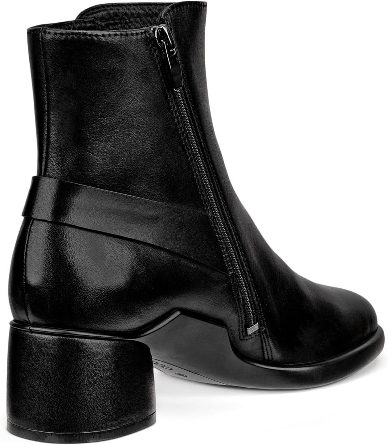 imageECCO Womens Sculpted Luxury 35 Mm Plain Toe Mid Cut Ankle BootBlack