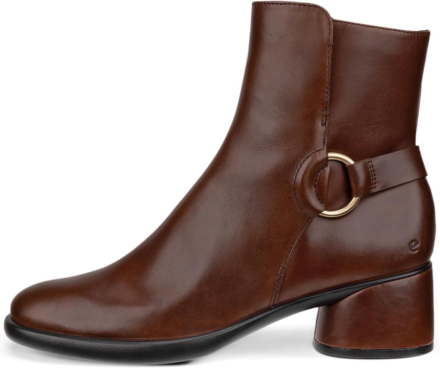 imageECCO Womens Sculpted Luxury 35 Mm Plain Toe Mid Cut Ankle BootMink