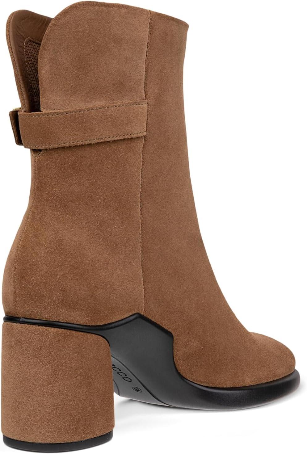 imageECCO Womens Sculpted Luxury 55 Mm Mid Cut Ankle BootCamel Suede