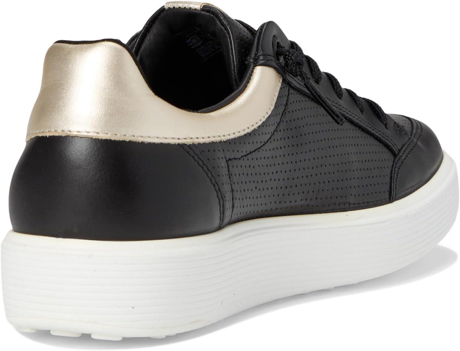 imageECCO Womens Soft 60 CourtBlackPure White Gold