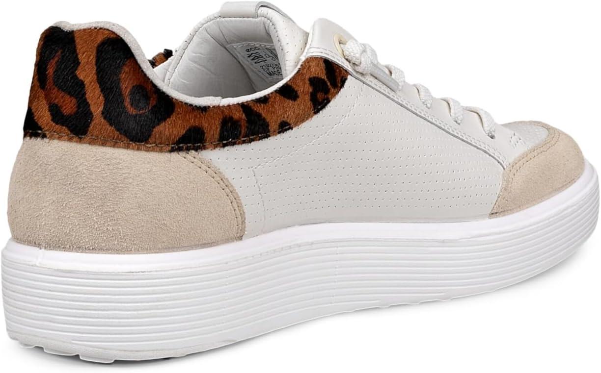 imageECCO Womens Soft 60 CourtLimestoneWhiteLeopard Hair