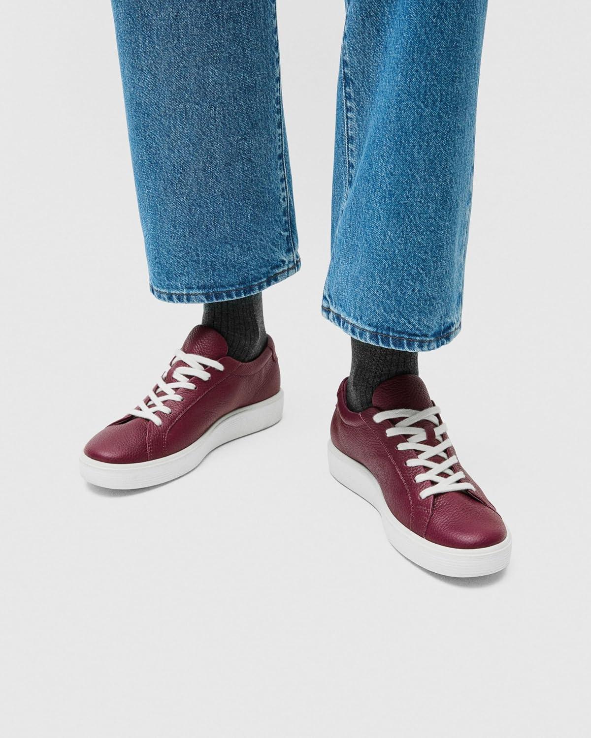 imageECCO Womens Soft 60 Premium SneakerDark Ruby