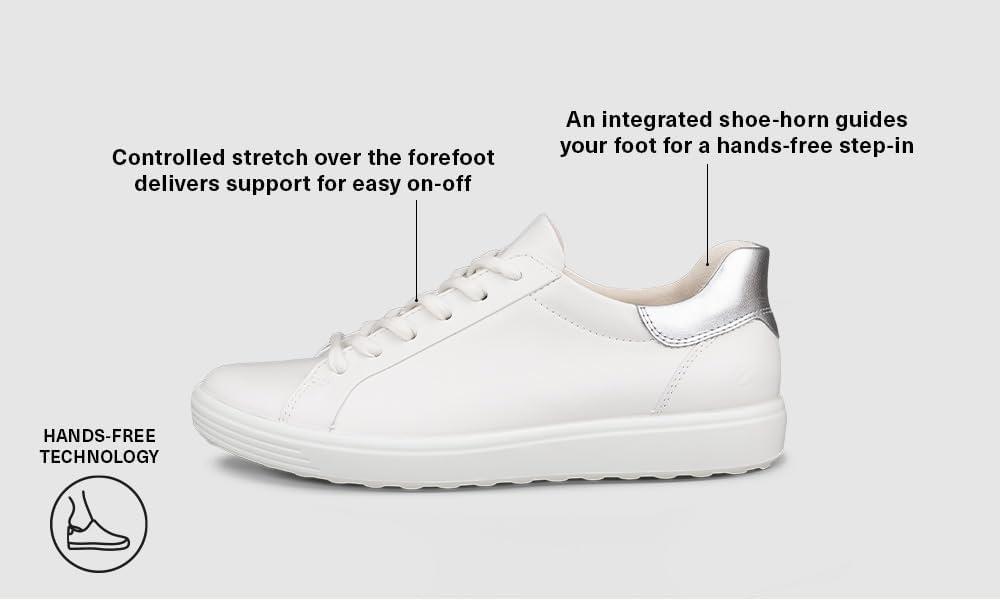 imageECCO Womens Soft 7 Easy SlipBlackLeopard HairBlack Nubuck