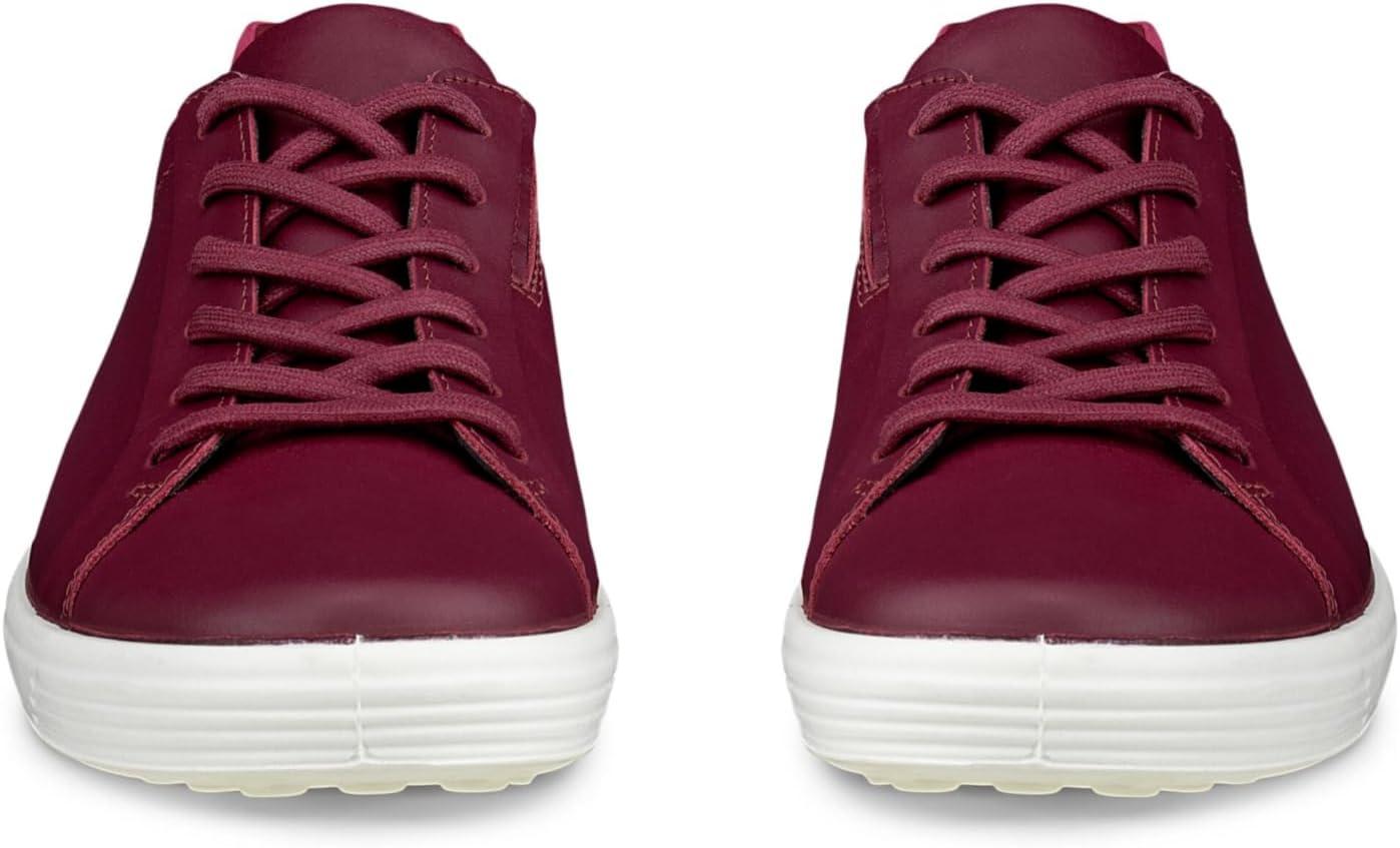 imageECCO Womens Soft 7 Easy SlipDark RubyRed Plum Nubuck