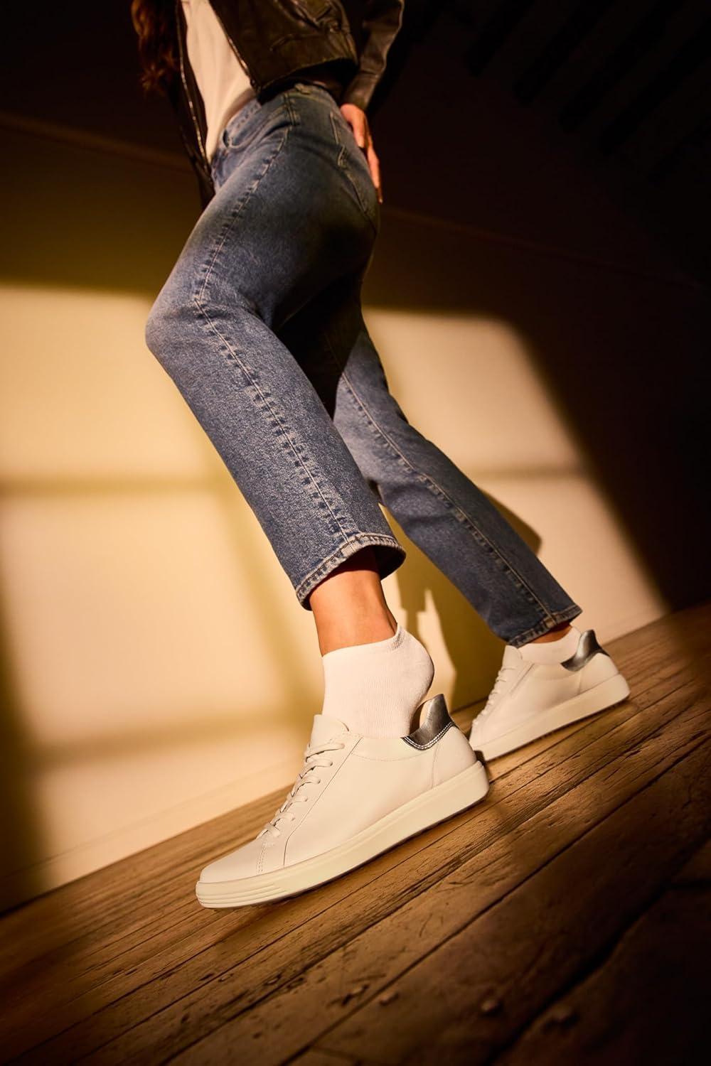 imageECCO Womens Soft 7 Easy SlipWhitePure Silver