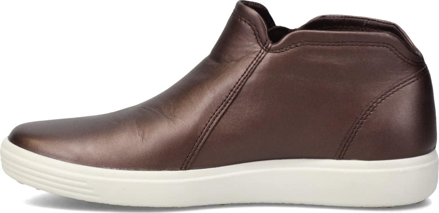 imageECCO Womens Soft 7 Side Zip Bootie Sneaker 75 USBrown
