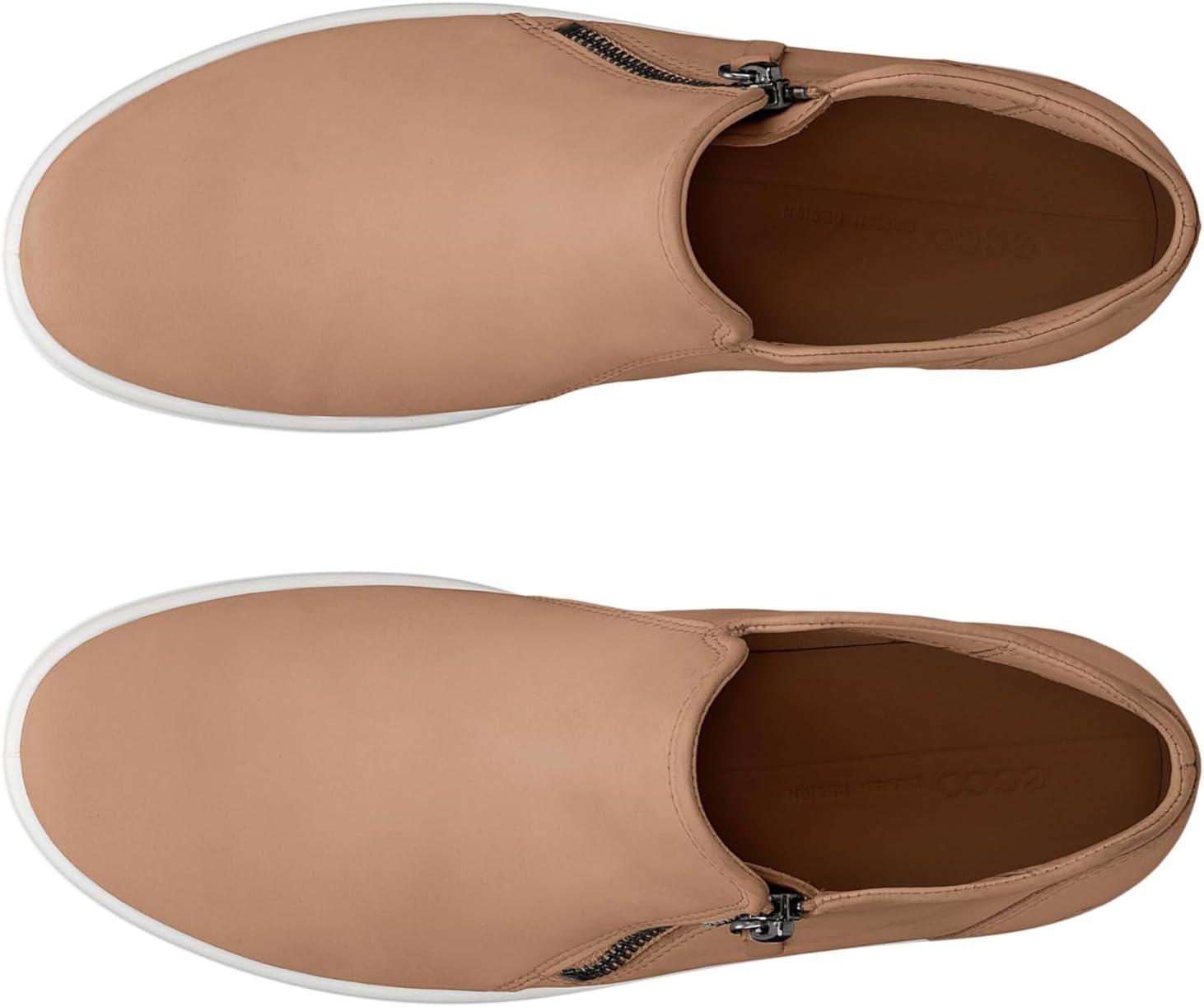 imageECCO Womens Soft 7 Side Zip Bootie Sneaker 75 USCashmereCashmere