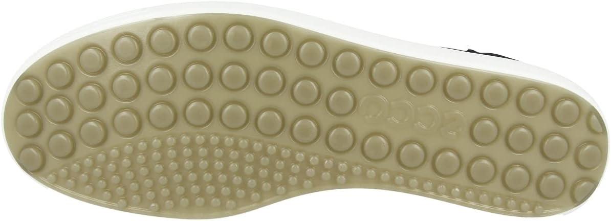 imageECCO Womens Soft 7 Side Zip Bootie SneakerBlackPowder Nubuck