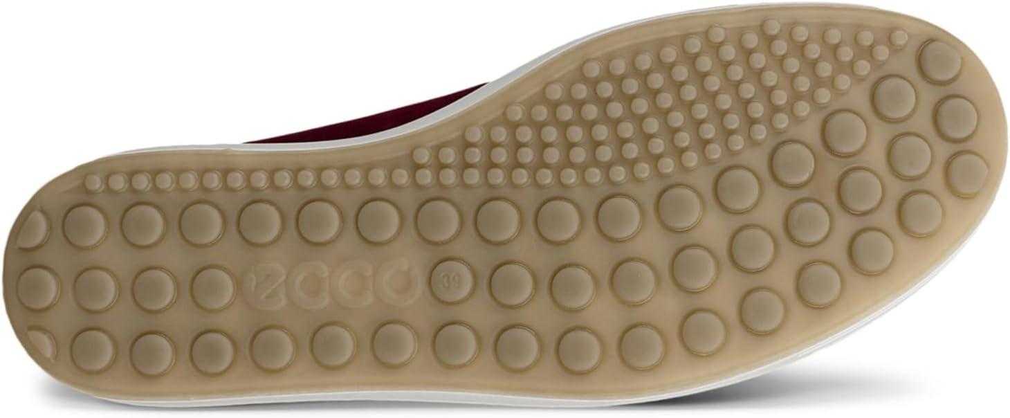 imageECCO Womens Soft 7 Side Zip Bootie SneakerDark Ruby