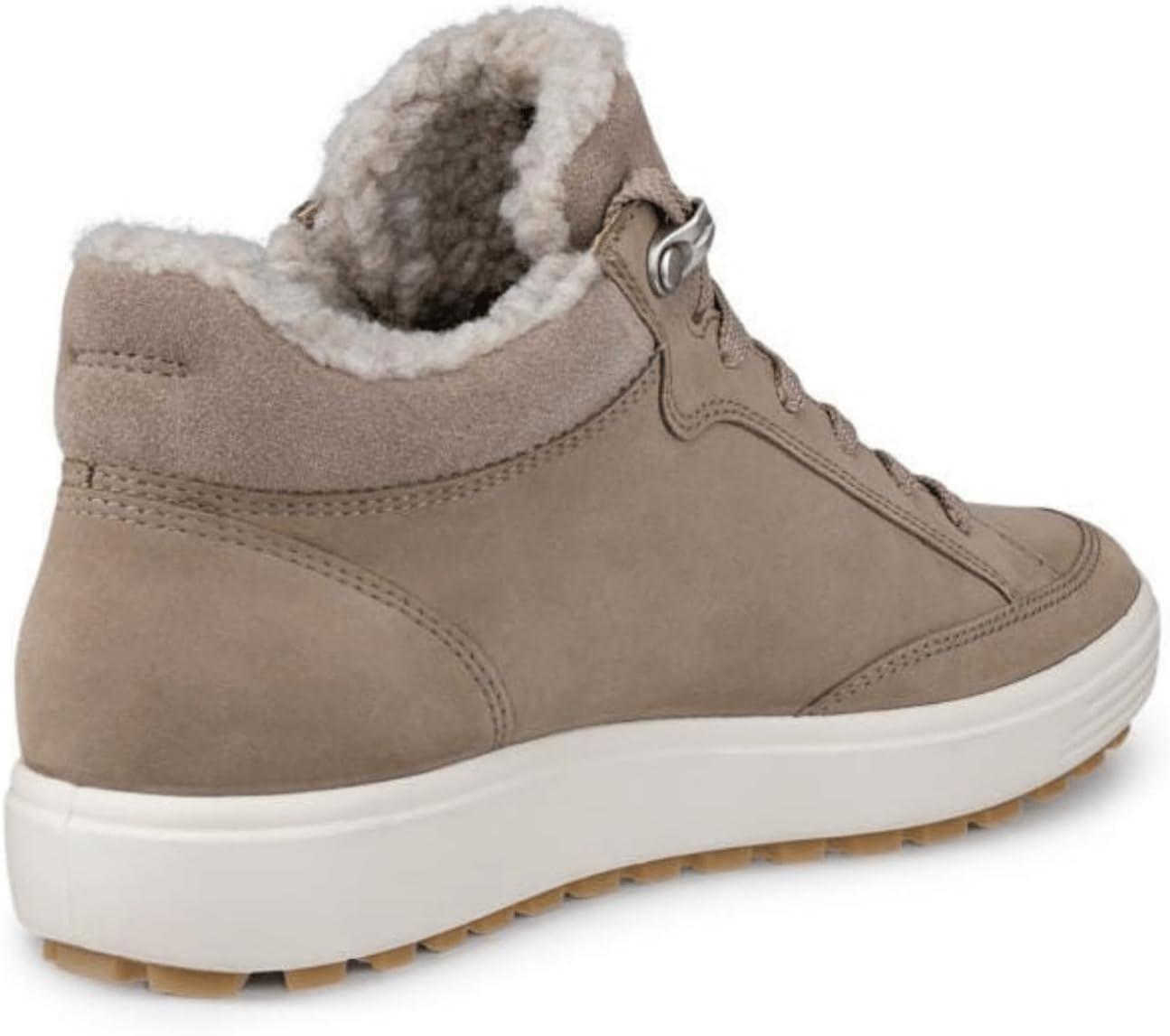 imageECCO Womens Soft 7 Tred Warm GoreTex Waterproof MidCut Ankle Boot Taupe Nubuck 885