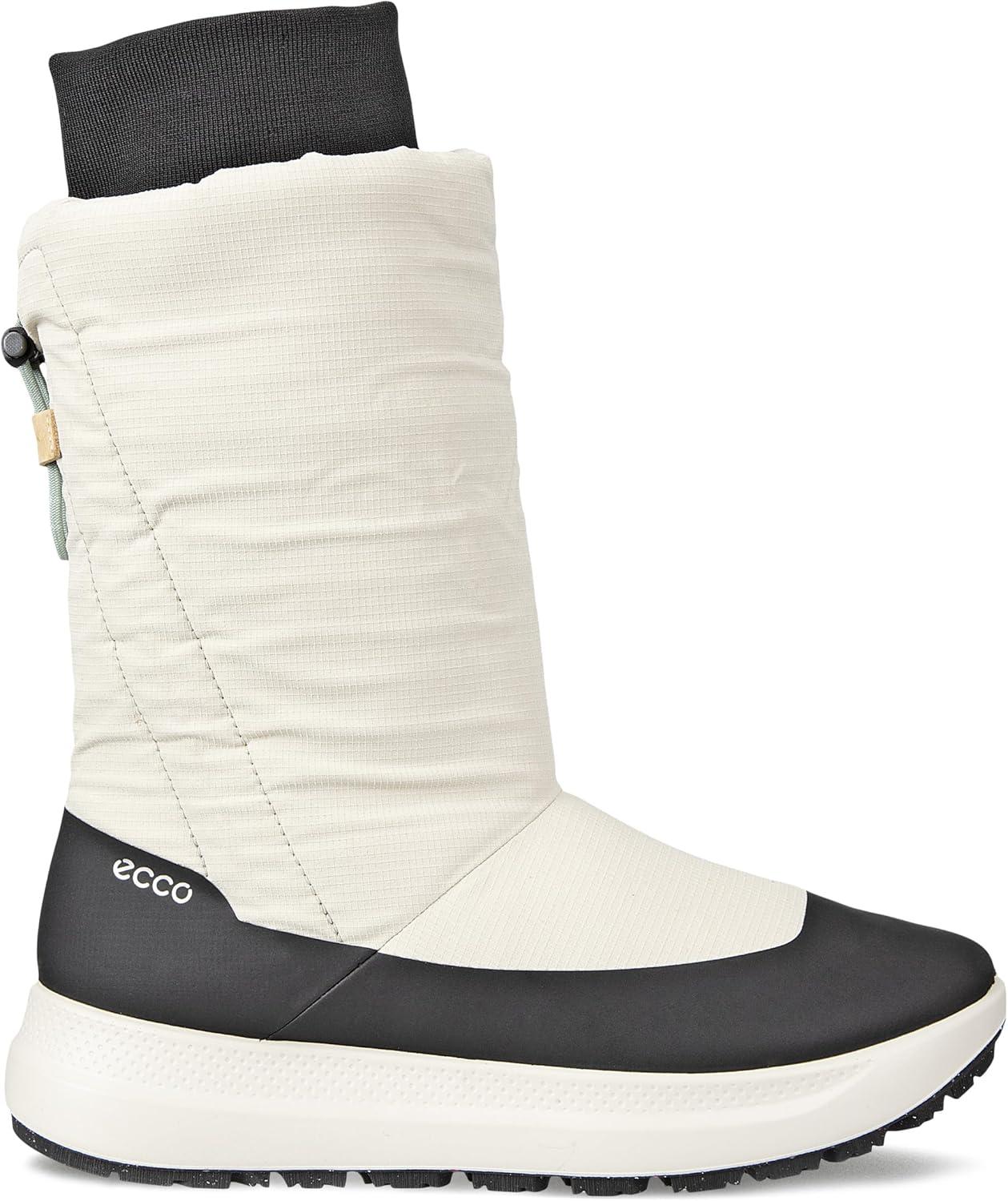 imageECCO Womens Solice Arctic Waterproof Snow BootBlackGravel Primaloft