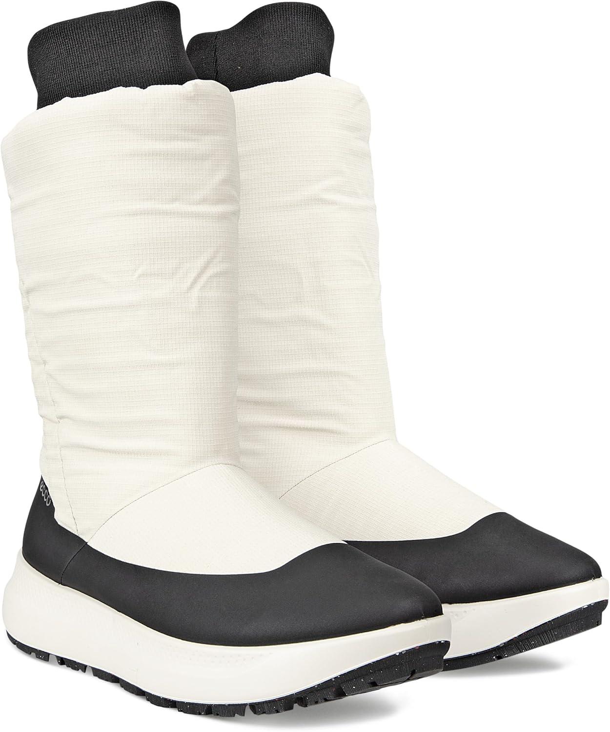 imageECCO Womens Solice Arctic Waterproof Snow BootBlackGravel Primaloft