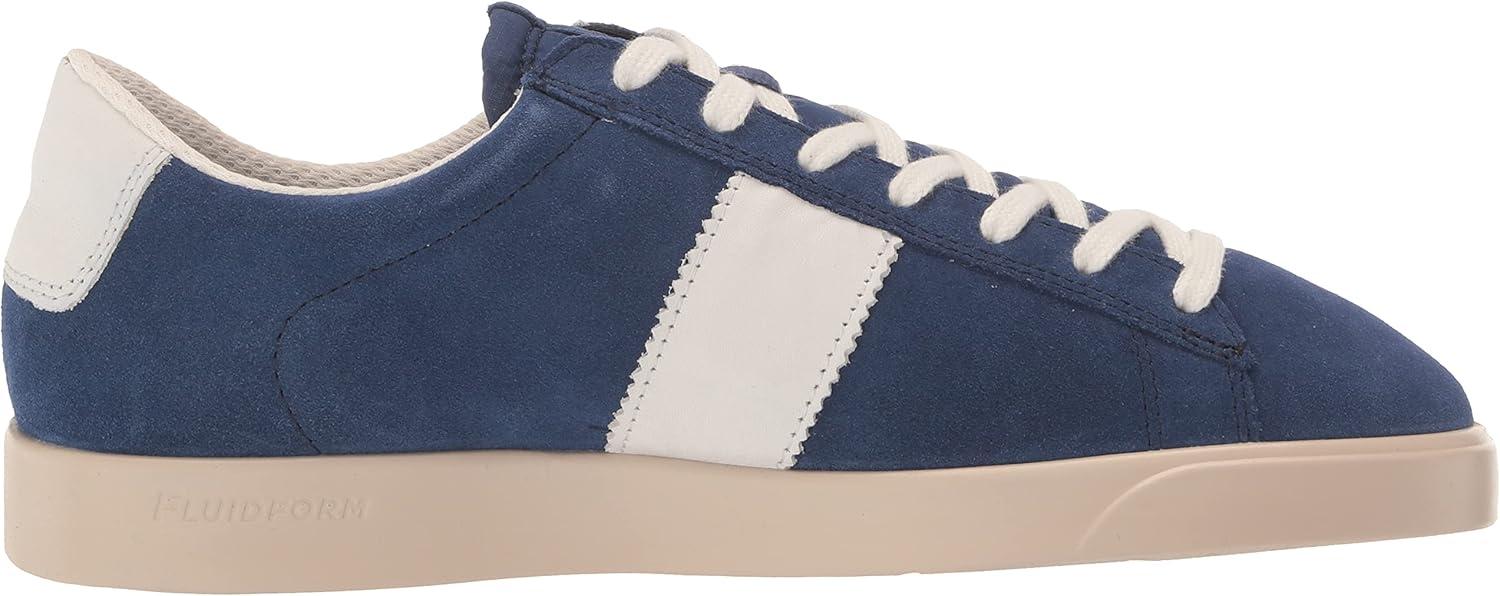 imageECCO Womens Street Lite Retro SneakerBlue DepthsWhite