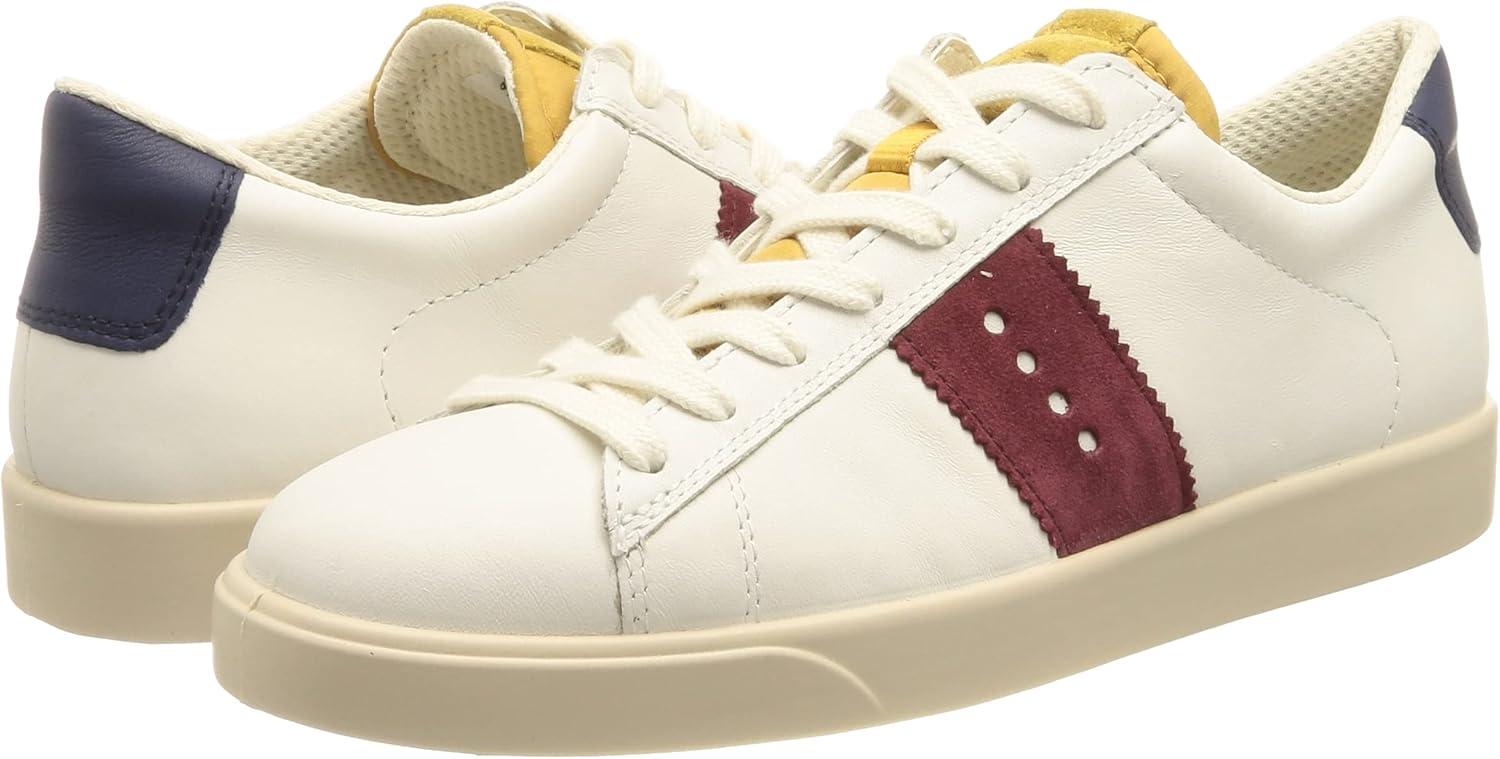 imageECCO Womens Street Lite Retro SneakerMulticolor White