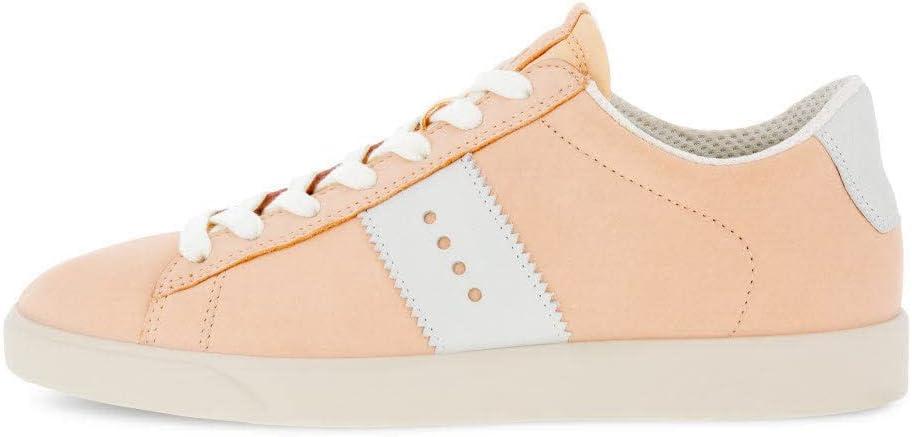 imageECCO Womens Street Lite Retro SneakerPeach NectarWhite Nubuck