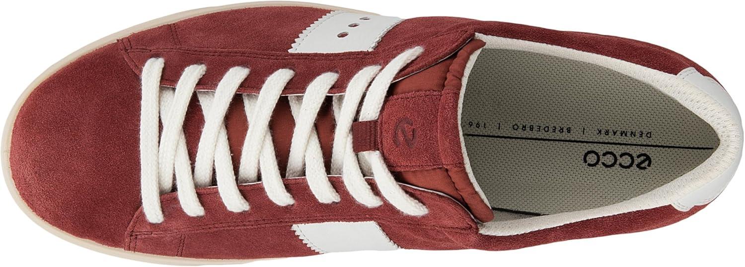 imageECCO Womens Street Lite Retro SneakerPetal TrimWhite