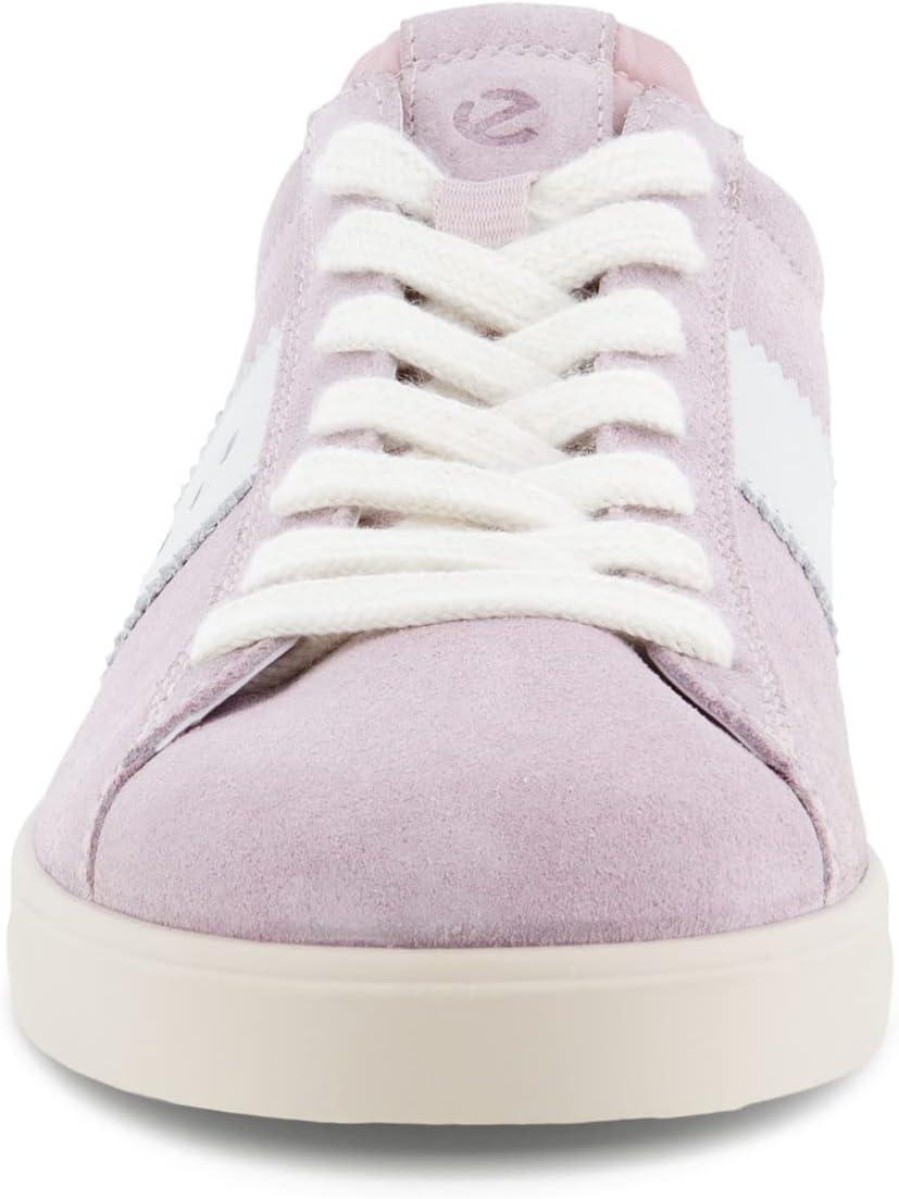 imageECCO Womens Street Lite Retro SneakerViolet IceWhite Suede