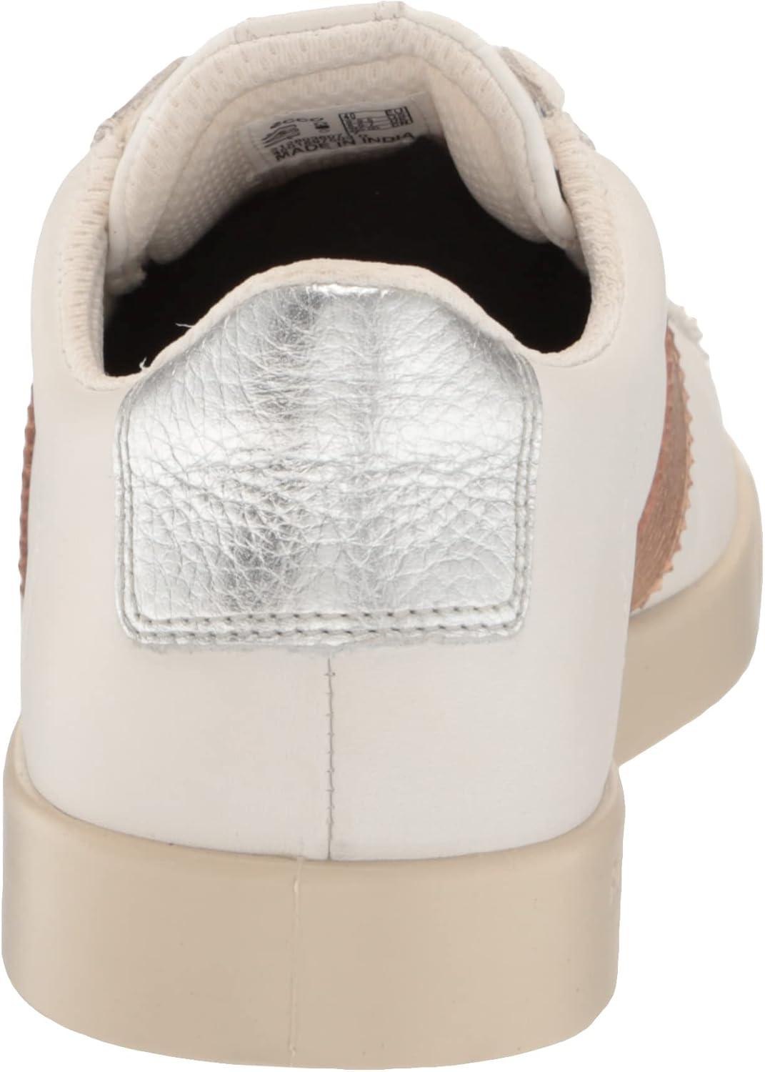 imageECCO Womens Street Lite Retro SneakerWhiteHammered BronzePure White Silver