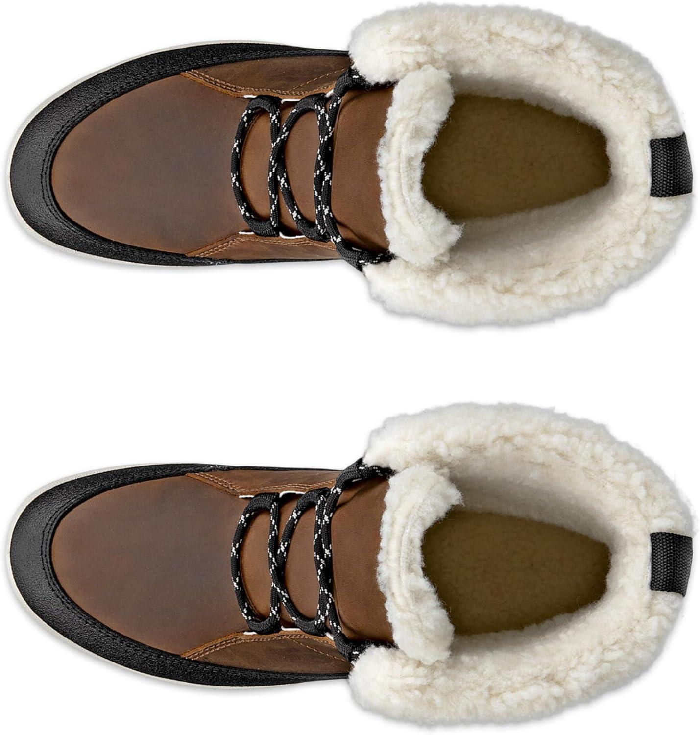 imageECCO Womens Trace Lite Waterproof Warm Lined Low Ankle BootBlackCamel