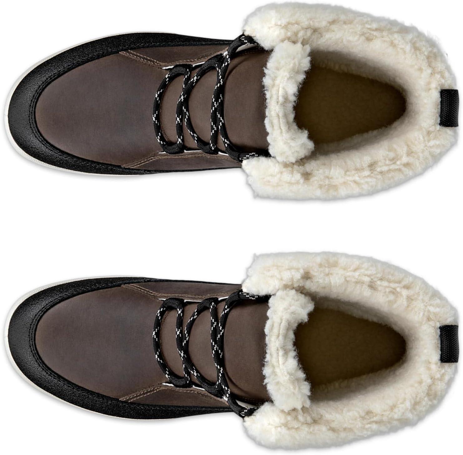 imageECCO Womens Trace Lite Waterproof Warm Lined Low Ankle BootBlackDark Clay