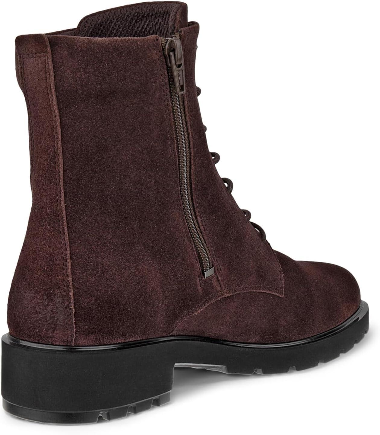 imageECCO Womens Vienna Lace Ankle BootGarnet Suede