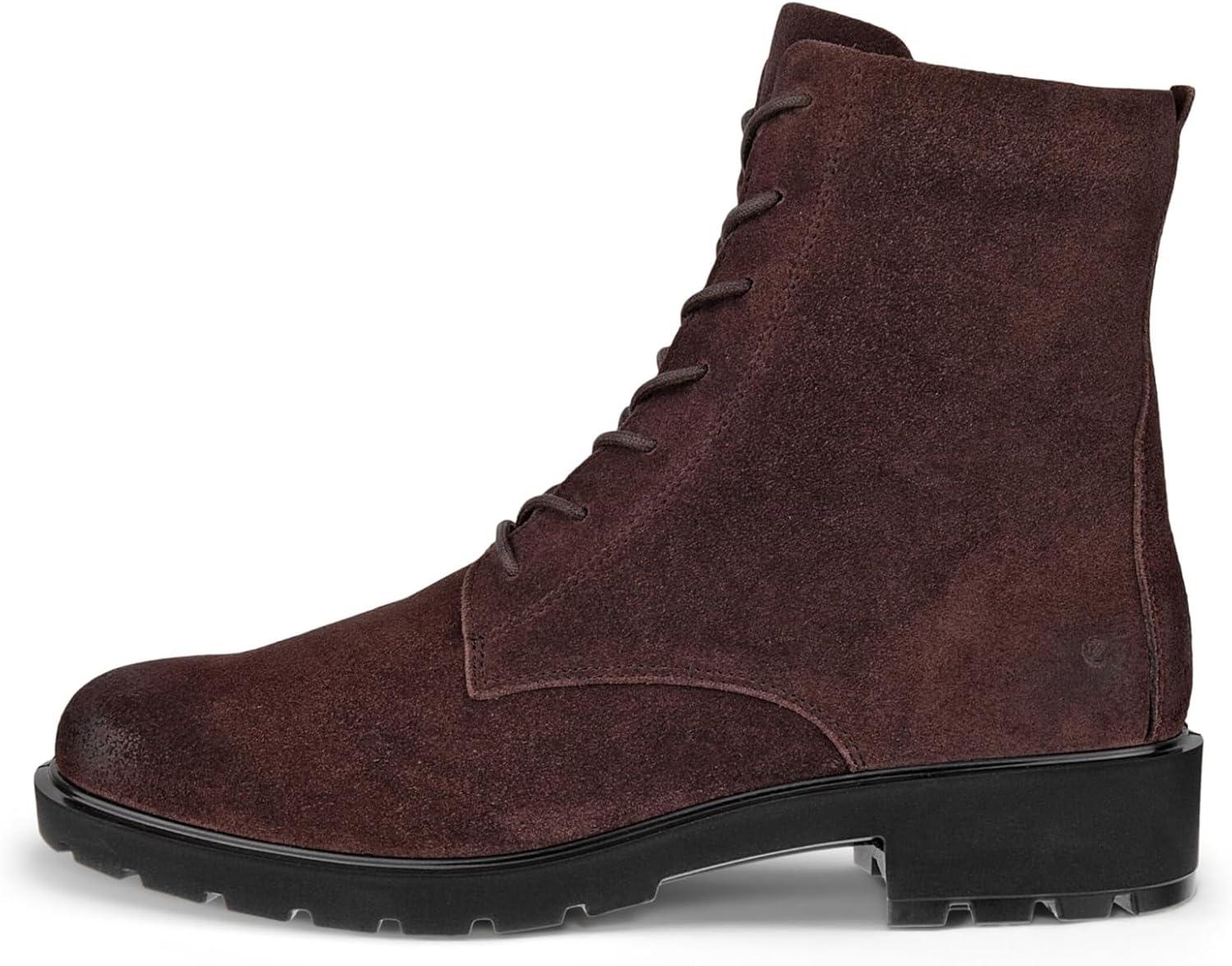 imageECCO Womens Vienna Lace Ankle BootGarnet Suede