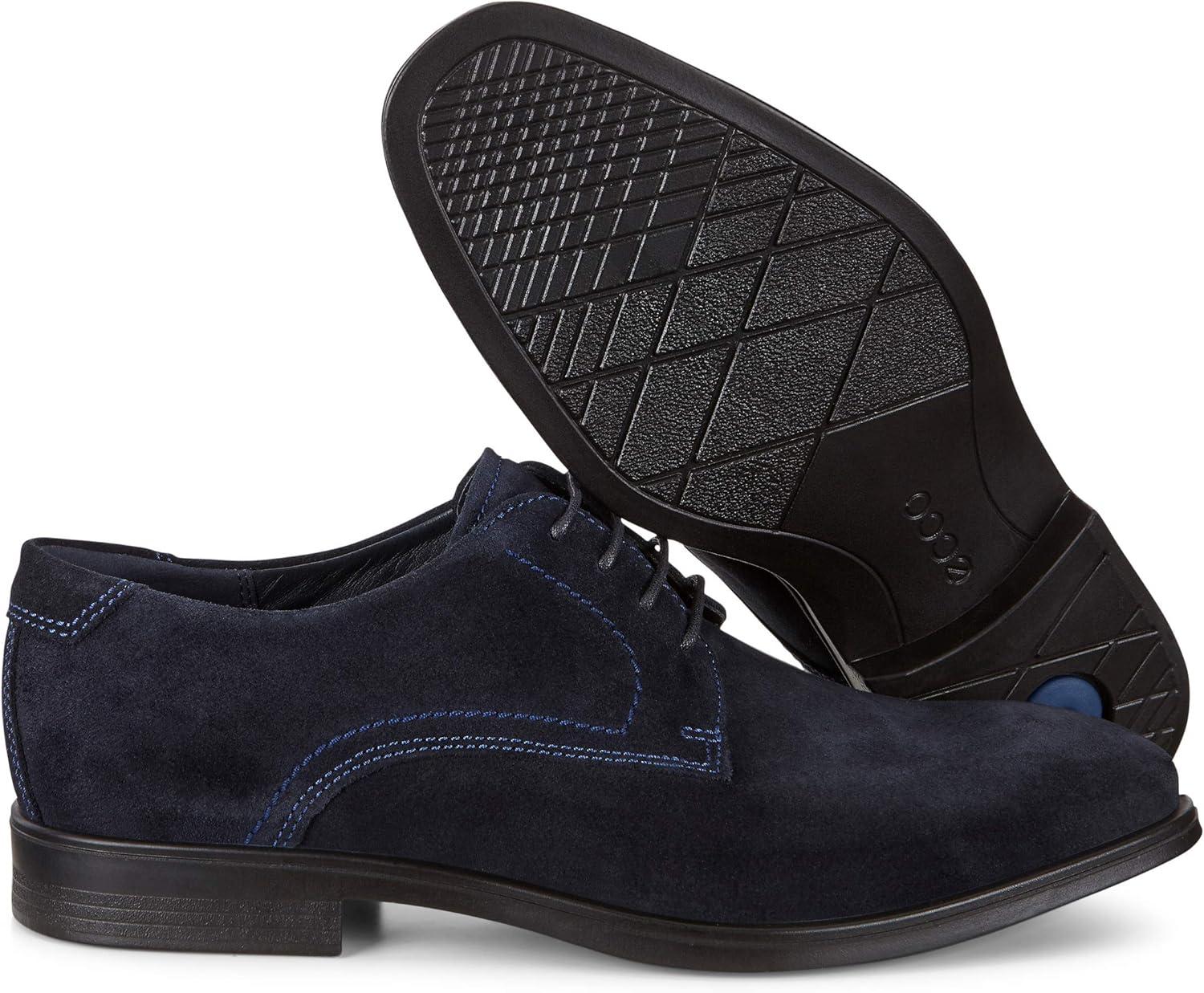 imageEcco Mens Melbourne Tie OxfordBlue Navy