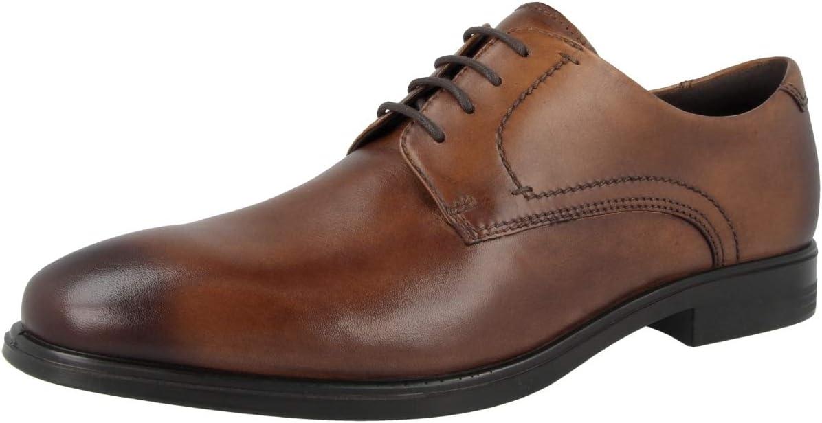 imageEcco Mens Melbourne Tie OxfordBrown Amber 1112