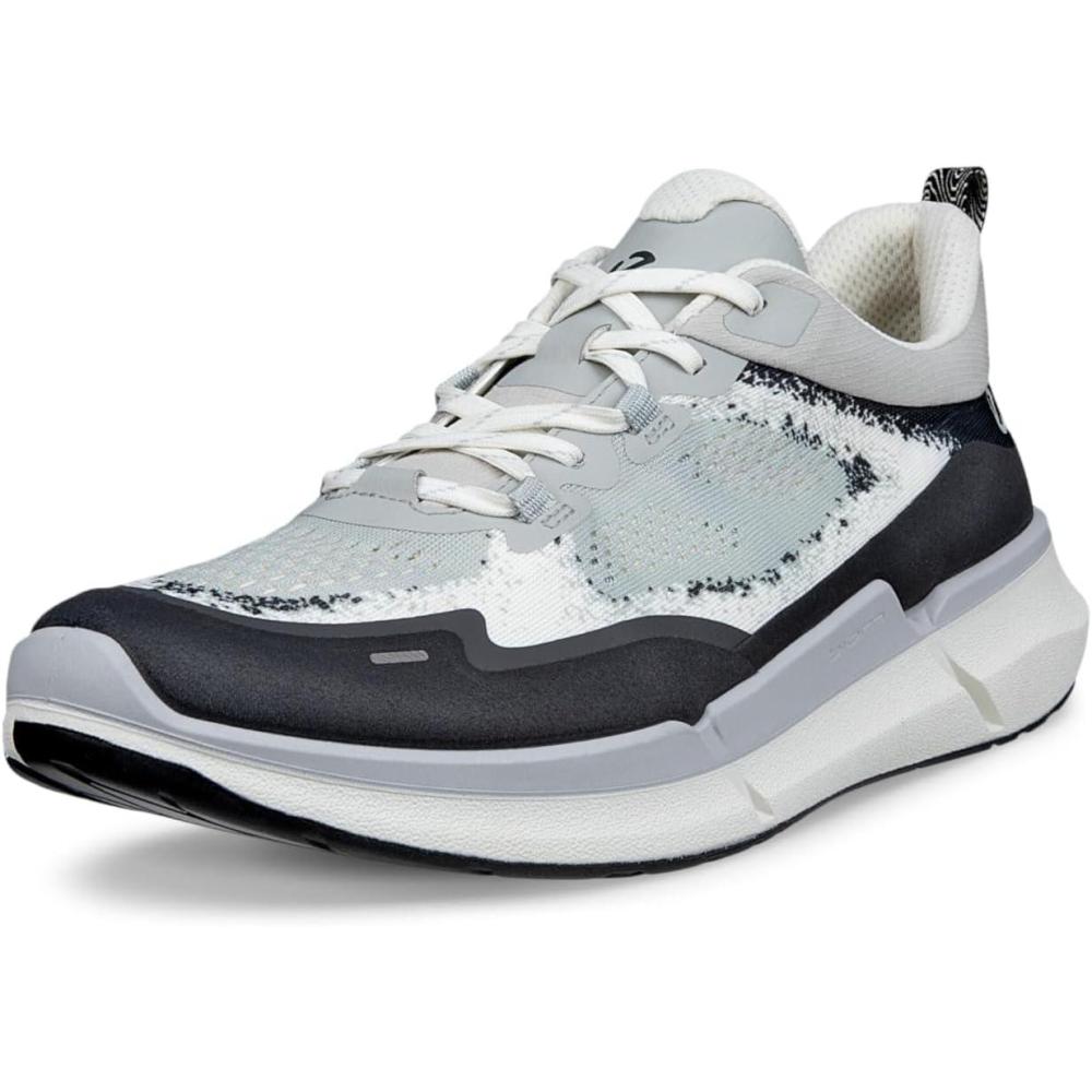 imageECCO Mens Biom 22 Textile Runner Walking SneakerMagnetConcreteWhite