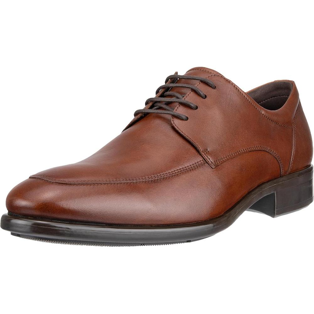 imageECCO Mens Citytray Apron Toe Tie OxfordCognac