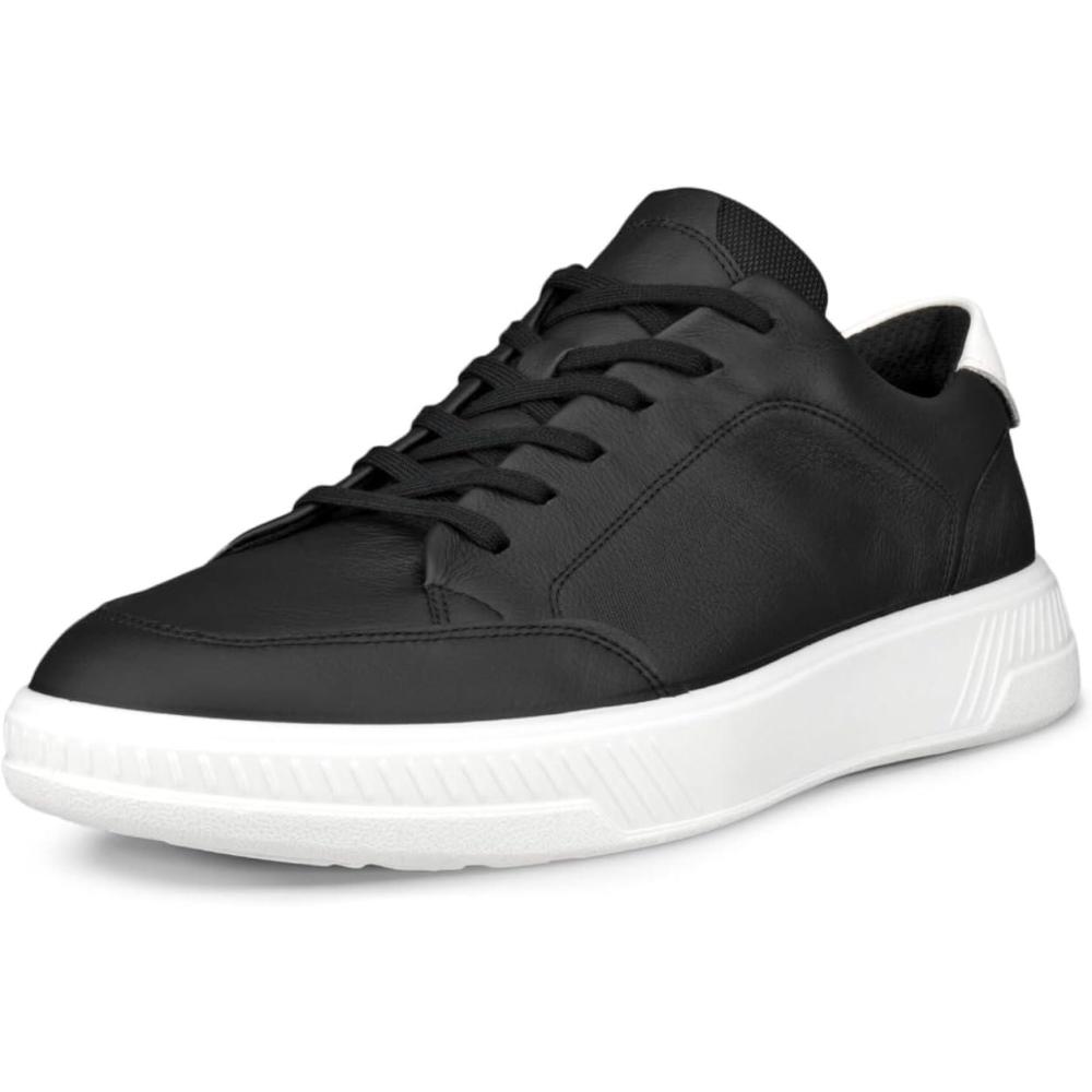 imageECCO Mens Move Retro SneakerBlackWhite