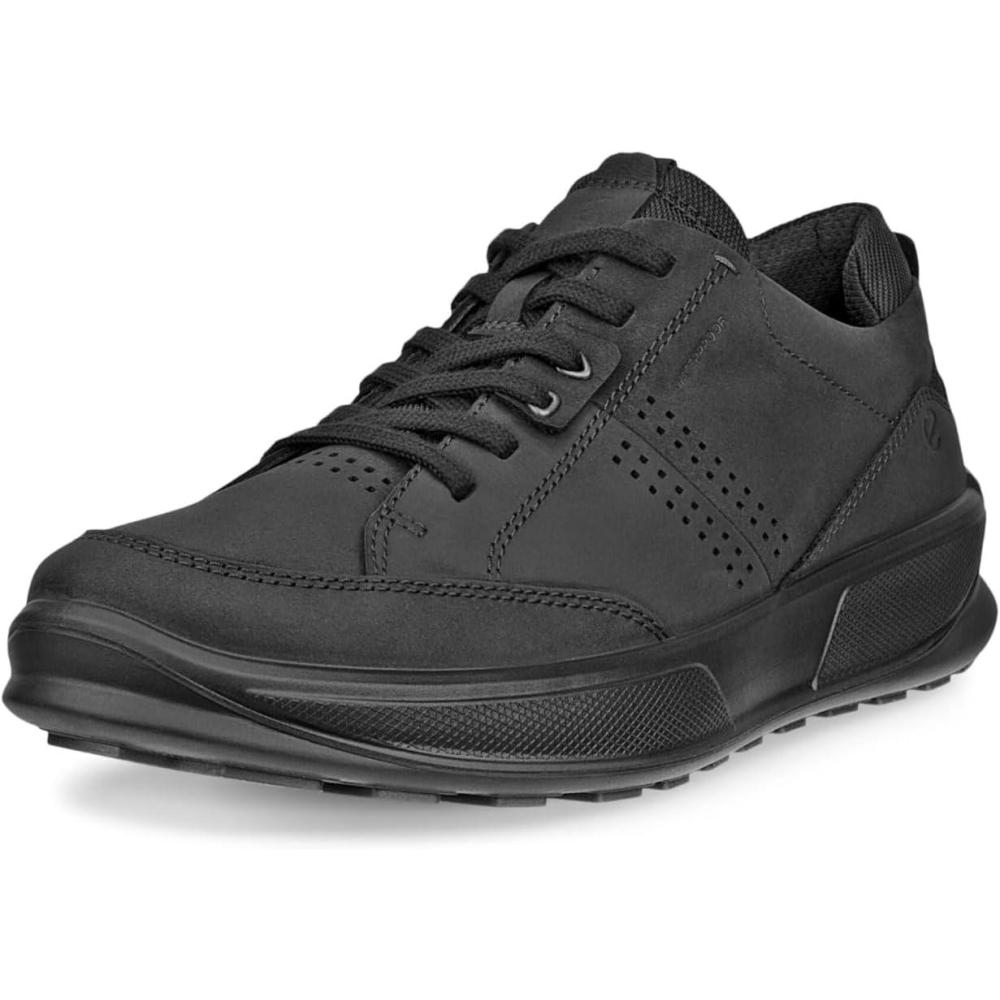 imageECCO Mens Walking Hiking ShoeBlackBlack Nubuck