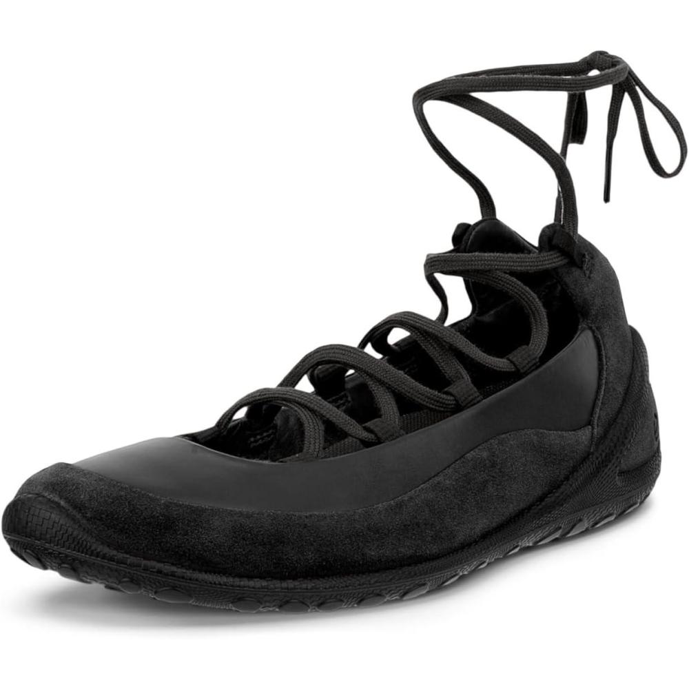 imageECCO Womens Biom Lite Ghillie Tie BallerinaBlack SuedeBlack