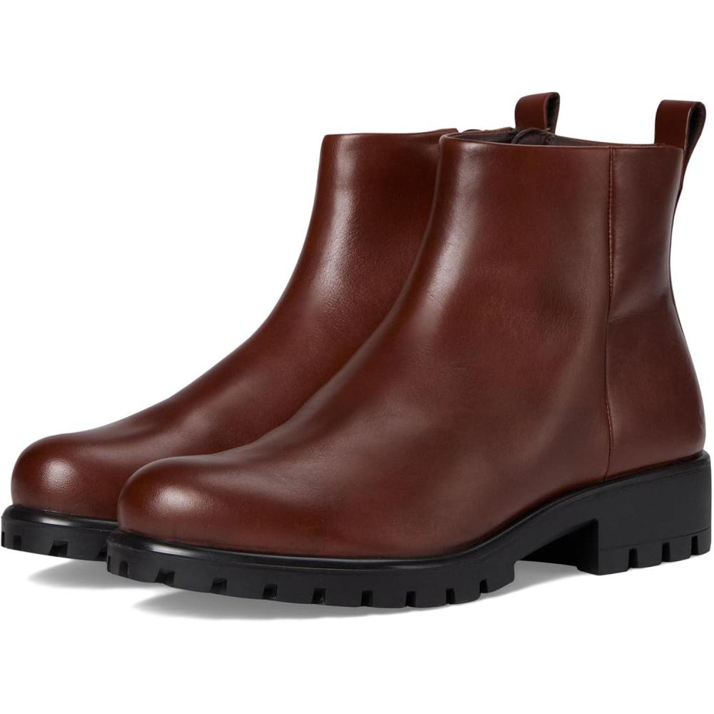 imageECCO Womens Modtray Plain Toe Zip Ankle BootMink