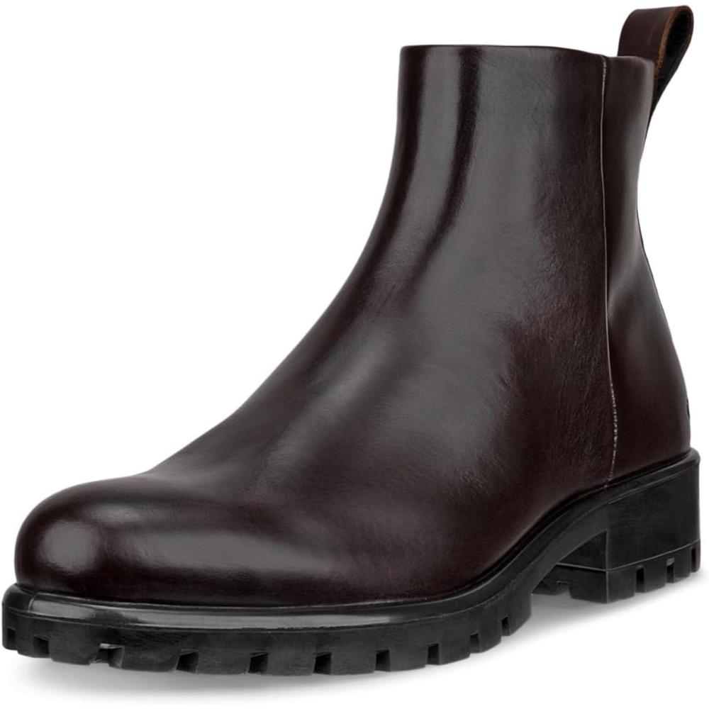 imageECCO Womens Modtray Plain Toe Zip Ankle BootPotting Soil