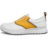 imageECCO Mens S Casual Saddle WaterproofWhiteSaffron