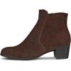 imageECCO Womens Dress Classic 35 Mm Zipper Low Cut Ankle BootCoffee Nubuck