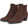 imageECCO Womens Dress Classic 35 Mm Zipper Low Cut Ankle BootCoffee Nubuck