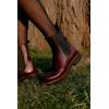 imageECCO Womens Olso Wingtip Double Gore Chelsea BootDark Ruby