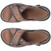 imageECCO Womens Seoul Cross Strap Slingback SandalMinkBlackCoffee Reptile Print