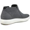 imageECCO Womens Soft 7 Side Zip Bootie Sneaker 75 USDark Shadow Nubuck
