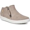 imageECCO Womens Soft 7 Side Zip Bootie Sneaker 75 USWarm GreyPowder Nubuck