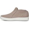 imageECCO Womens Soft 7 Side Zip Bootie Sneaker 75 USWarm GreyPowder Nubuck