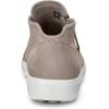 imageECCO Womens Soft 7 Side Zip Bootie Sneaker 75 USWarm GreyPowder Nubuck
