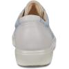 imageECCO Womens Soft 7 Side Zip Bootie Sneaker 75 USWhite Dusty Blue 51843