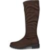 imageECCO Womens Vienna Stretch Textile Tall Knee High BootMocha Stretch Textile